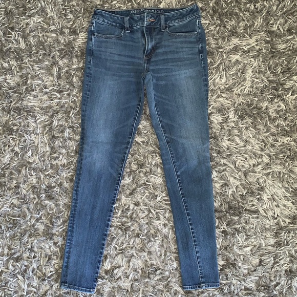 American Eagle Outfitters Denim - American Eagle Super Stretch Mid Rise Skinny Jeans